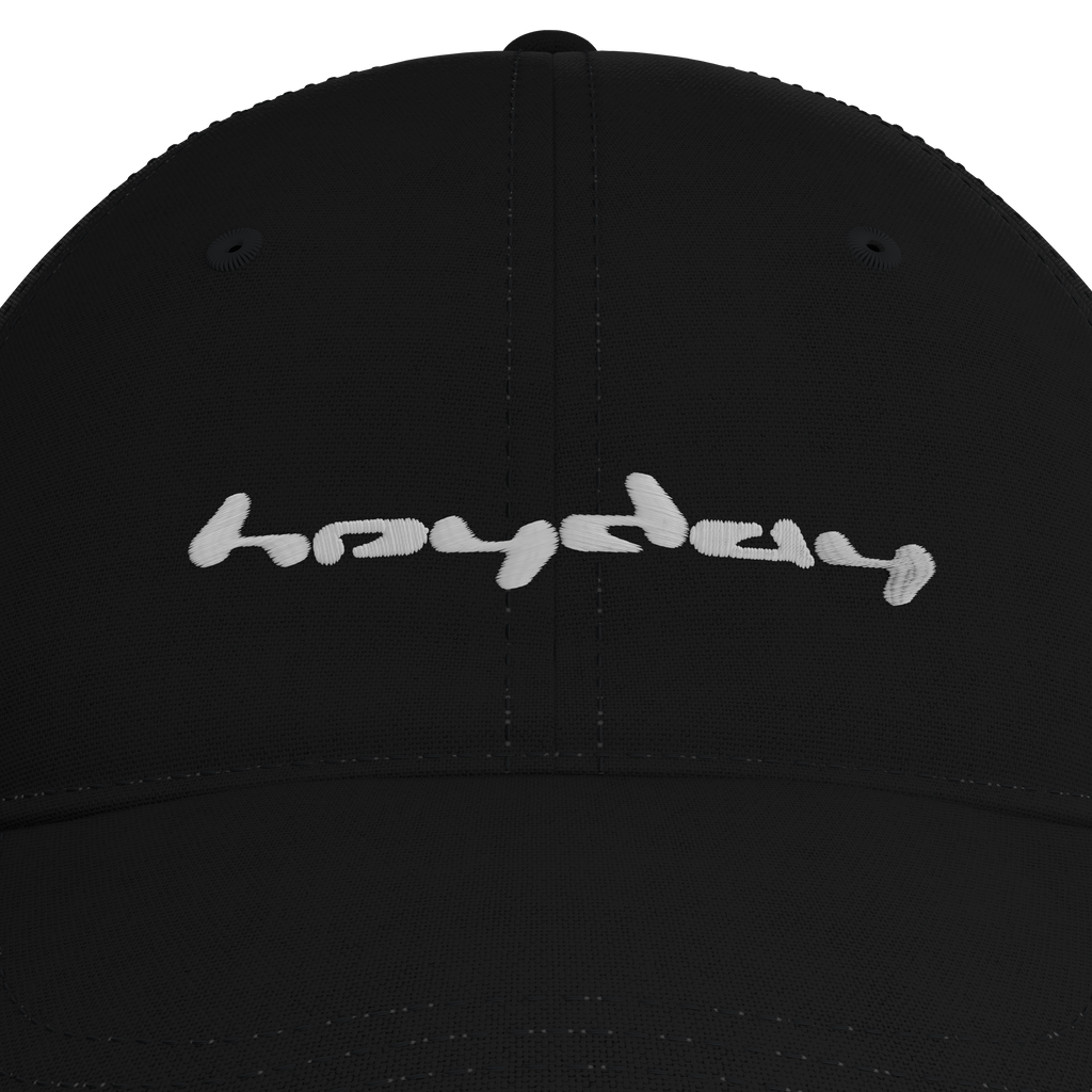 Heyday Logo Black Cap