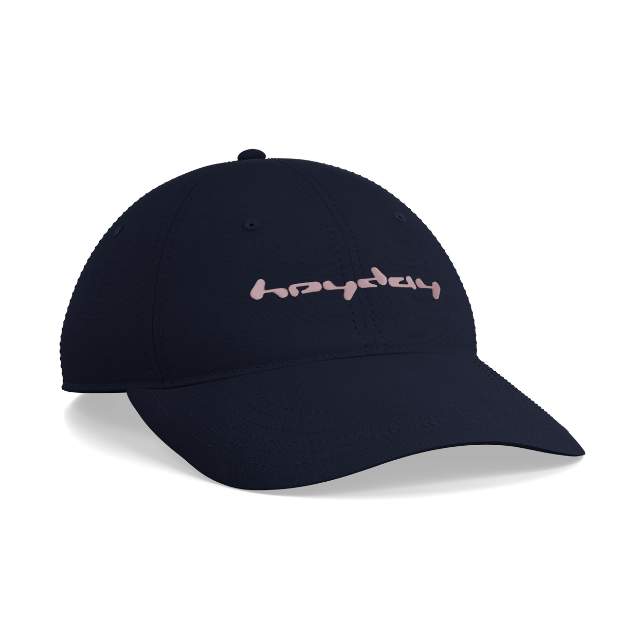 Heyday Logo Midnight Blue Cap – left angle view