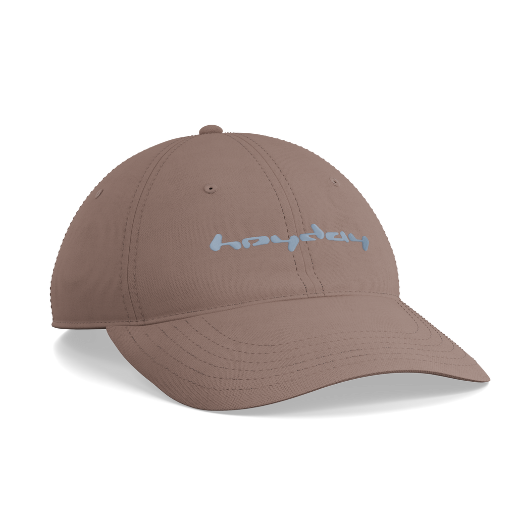Heyday Logo Hazy Pink Cap – left angle view