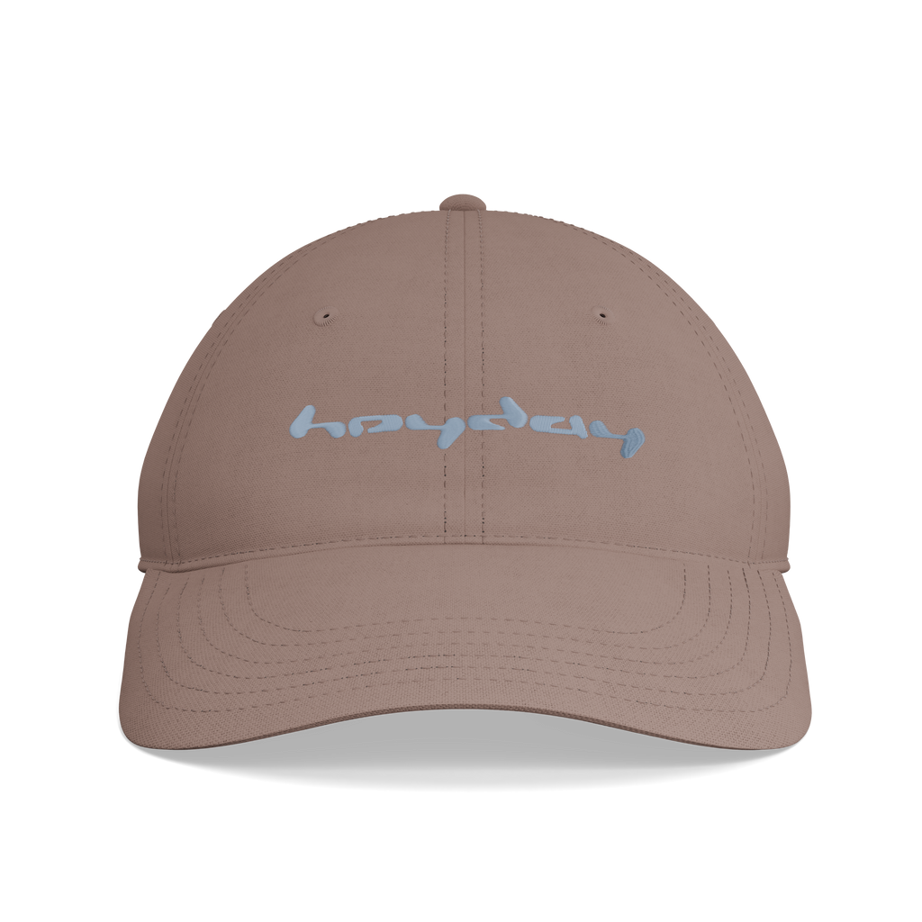 Heyday Logo Hazy Pink Cap – front view
