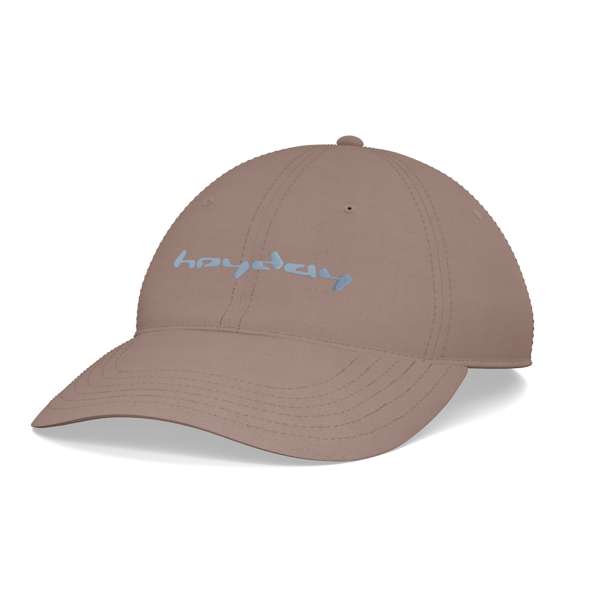 Heyday Logo Hazy Pink Cap – right angle view