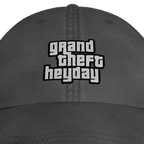 Grand Theft Heyday Cap – embroidery detail