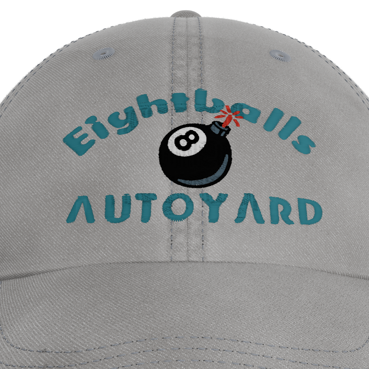 Grand Theft Auto III – Eightballs Autoyard Cap – embroidery detail