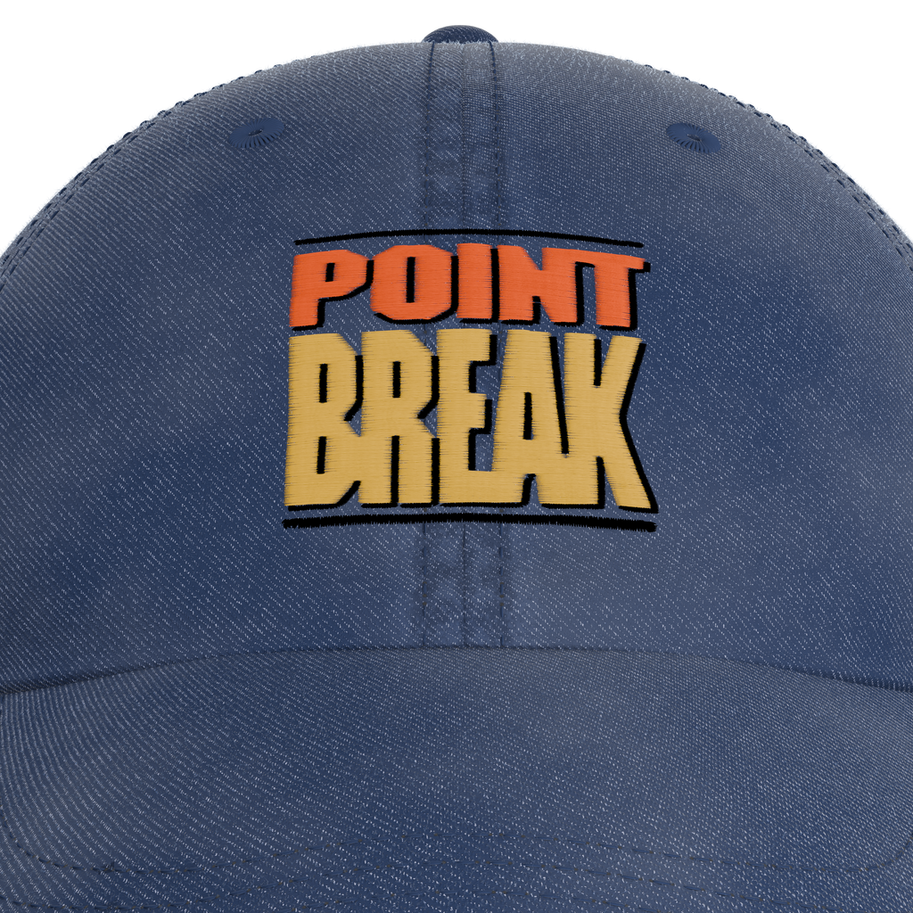Point Break Cap – embroidery detail
