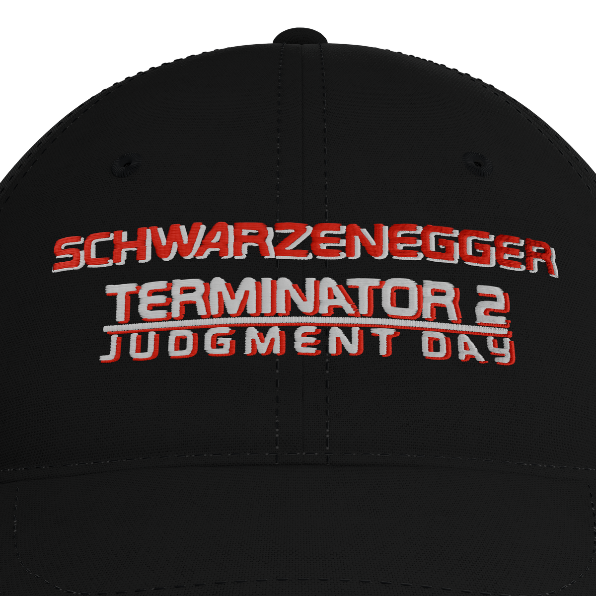 Terminator 2: Judgement Day Cap – embroidery detail