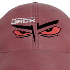 Samurai Jack – Signature Scowl Cap – embroidery detail