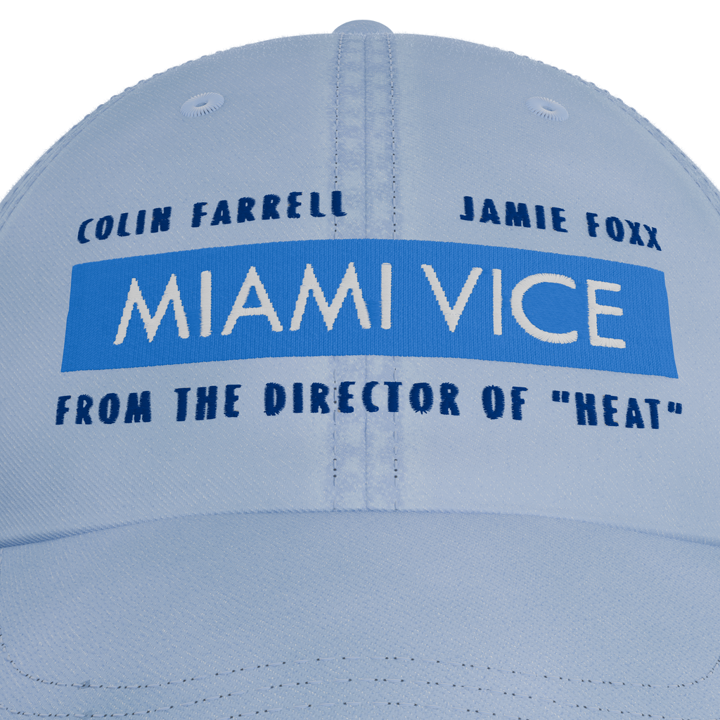 Miami Vice Movie Cap – embroidery detail