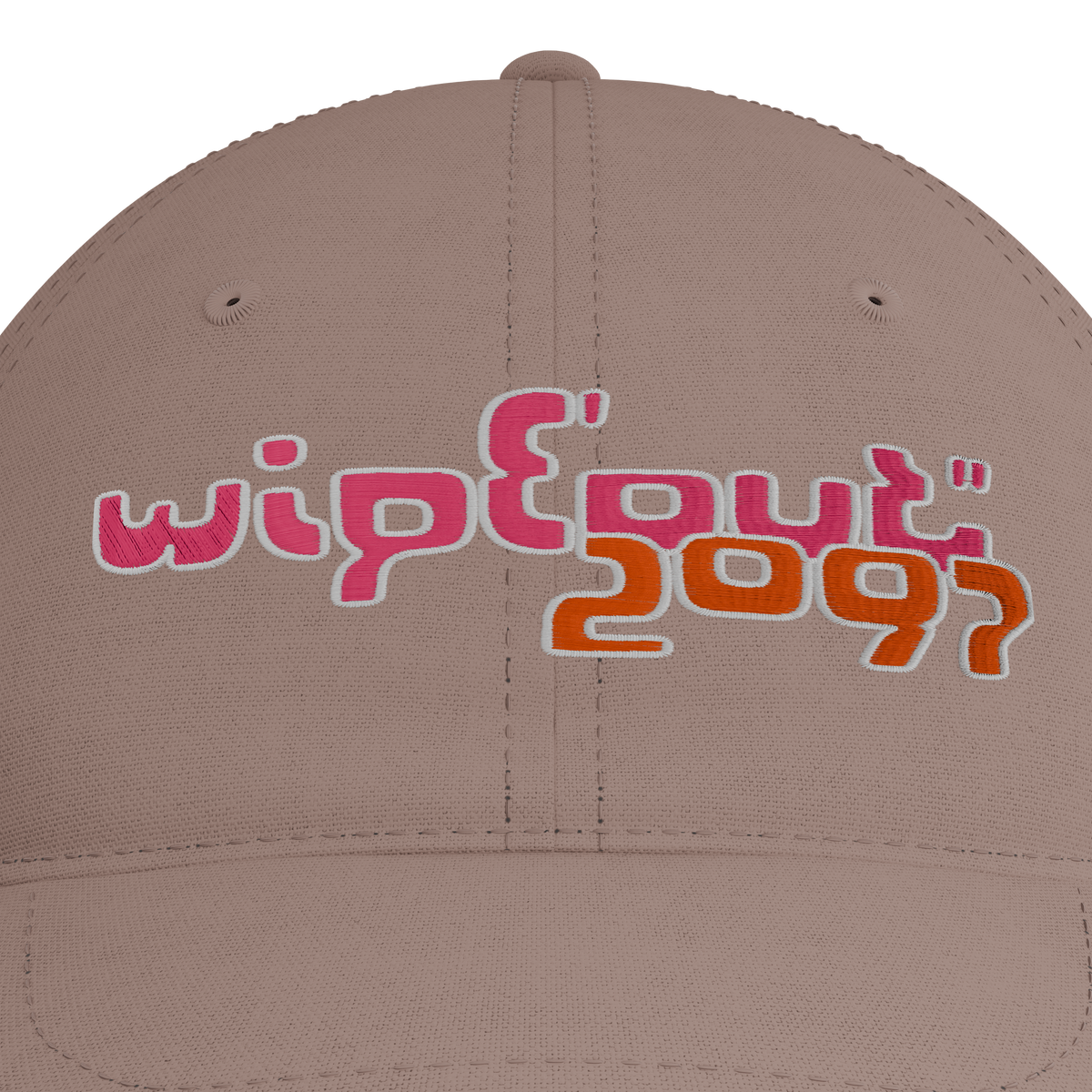 Wipeout 2097 Cap – embroidery detail