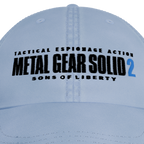 Metal Gear Solid 2: Sons of Liberty Blue Cap – embroidery detail