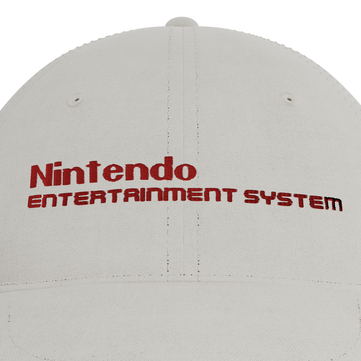 Nintendo Entertainment System Cap – embroidery detail