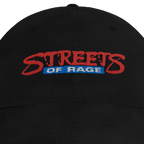 Streets of Rage Corduroy Cap – embroidery detail