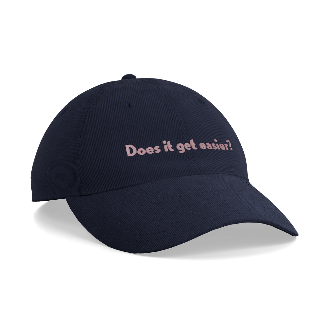 Lost in Translation – "Does It Get Easier?" Corduroy Cap – left angle view