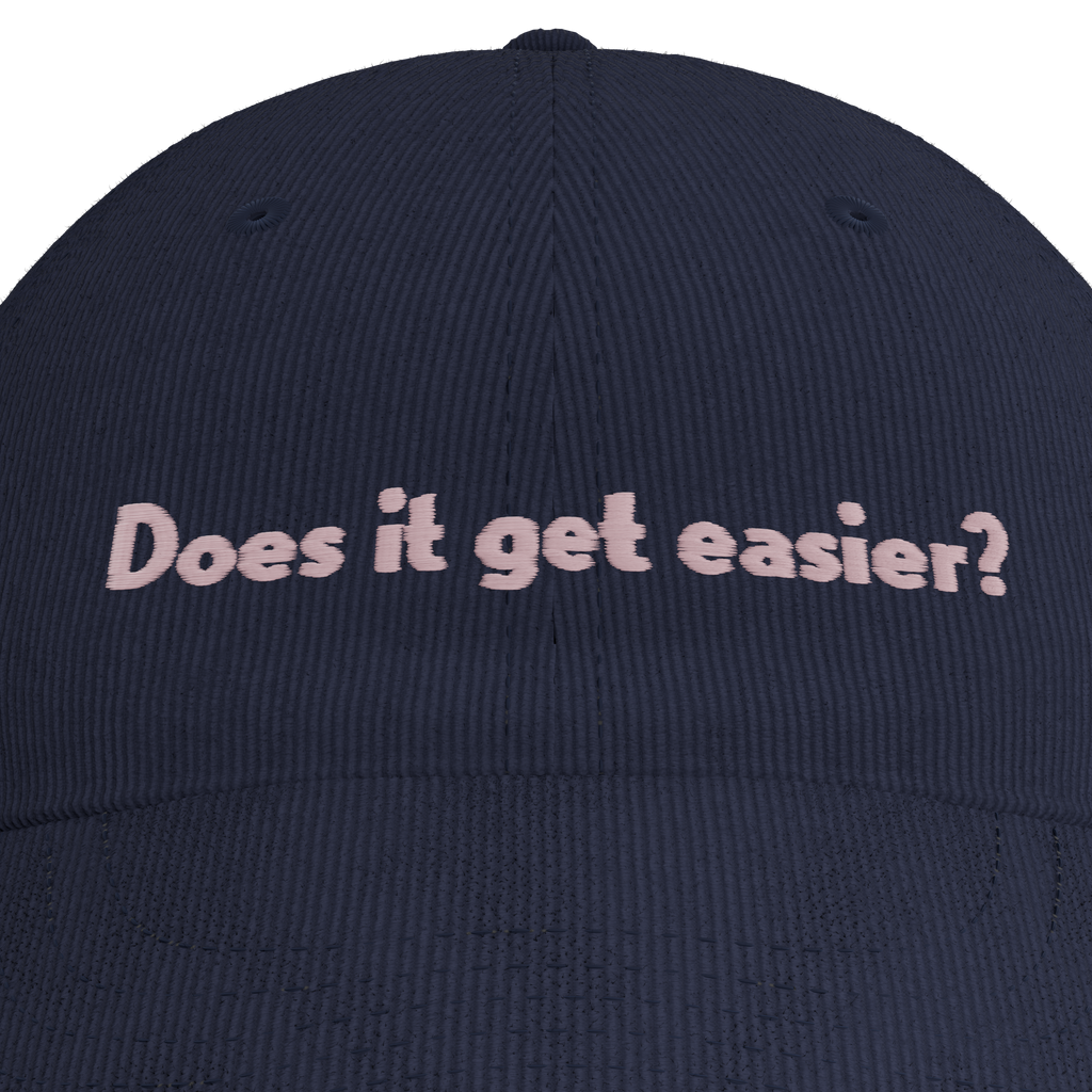 Lost in Translation – "Does It Get Easier?" Corduroy Cap