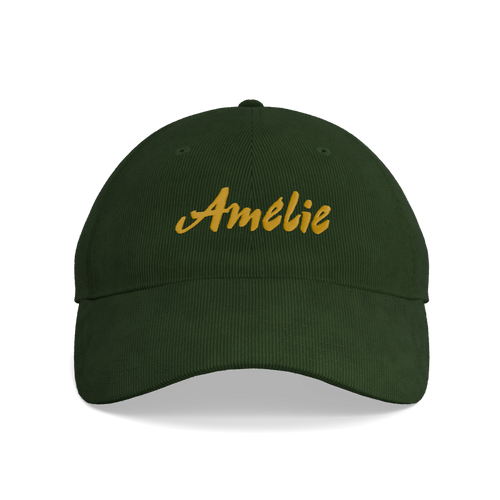 Amélie Corduroy Cap – front view