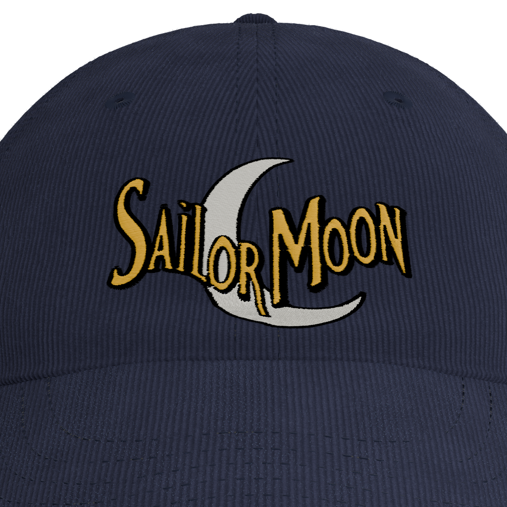 Sailor Moon Corduroy Cap – embroidery detail