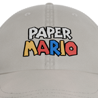 Paper Mario Cap – embroidery detail