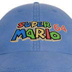 Super Mario 64 Cap – embroidery detail
