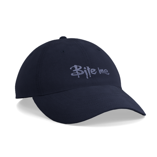 Buffy the Vampire Slayer – Bite Me Corduroy Cap – left angle view