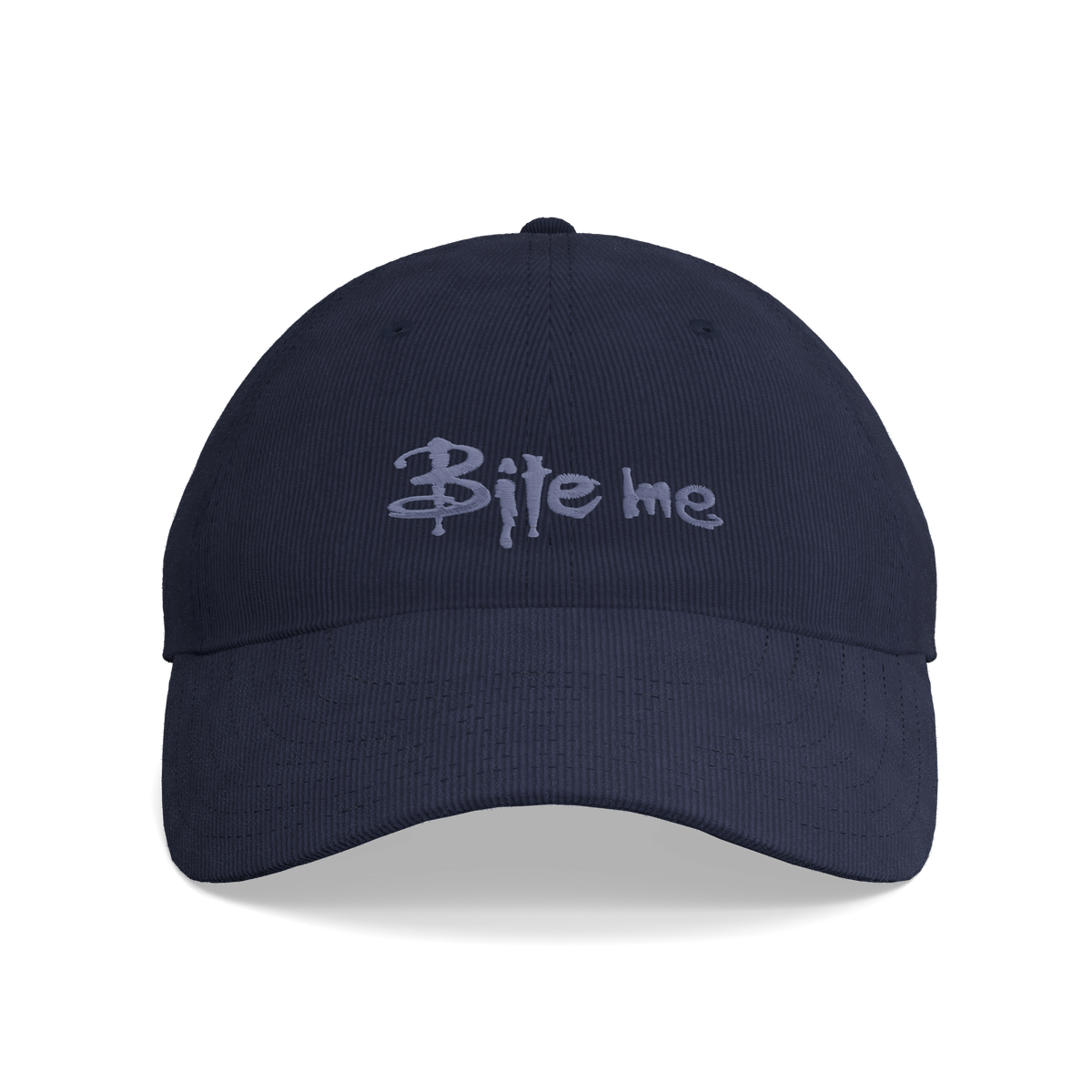 Buffy the Vampire Slayer – Bite Me Corduroy Cap – front view