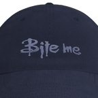 Buffy the Vampire Slayer – Bite Me Corduroy Cap – embroidery detail