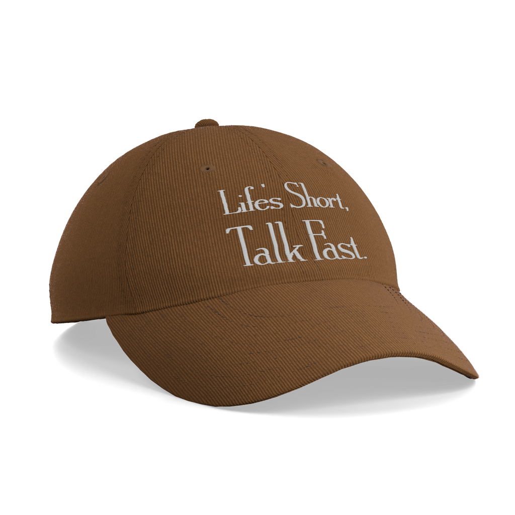 Gilmore Girls – Life's Short Talk Fast Corduroy Cap