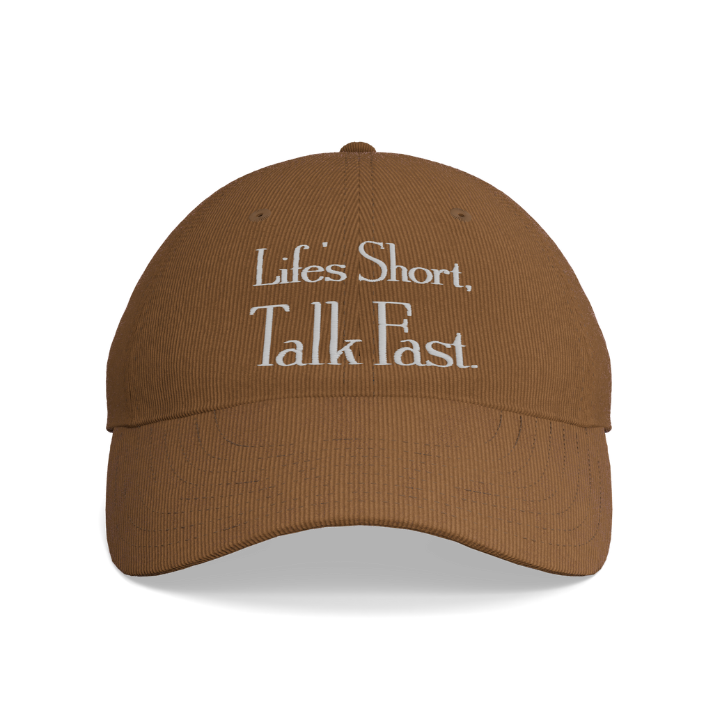 Gilmore Girls – Life's Short Talk Fast Corduroy Cap