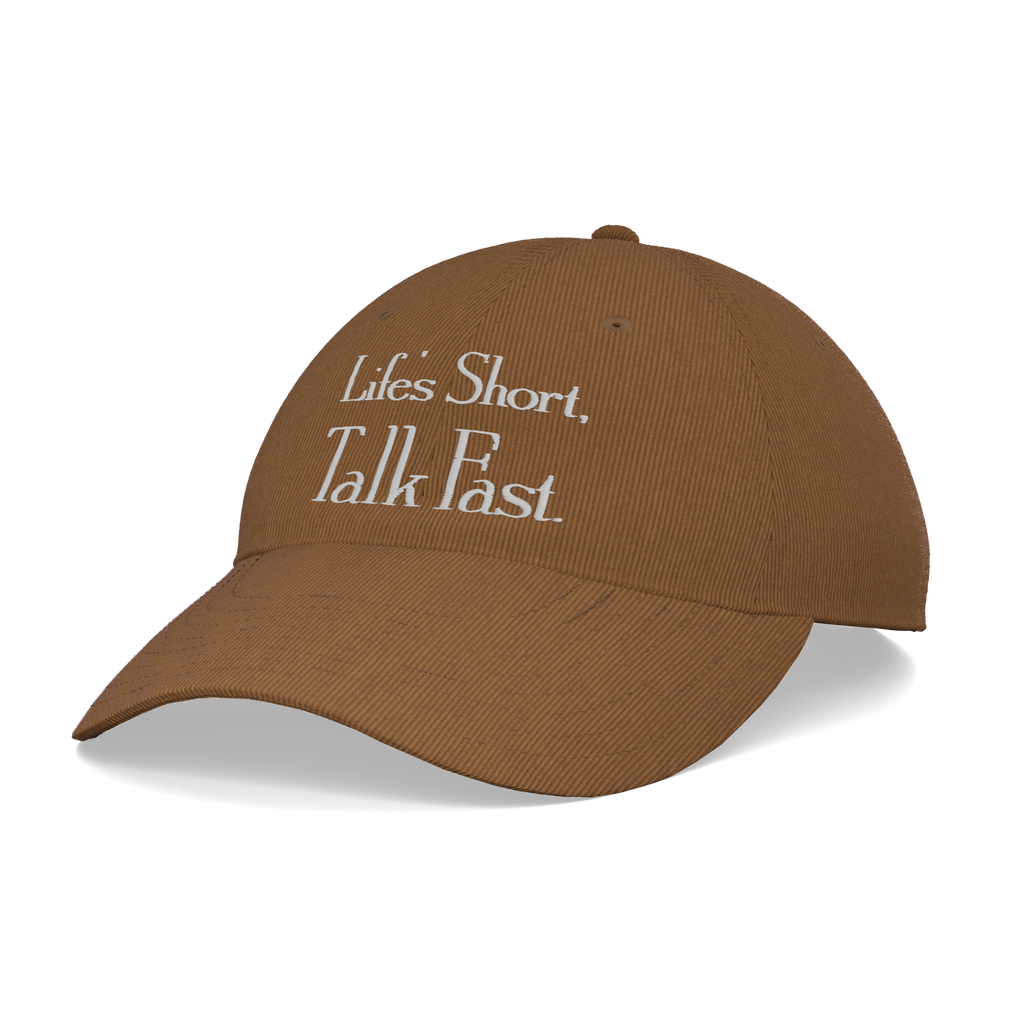 Gilmore Girls – Life's Short Talk Fast Corduroy Cap