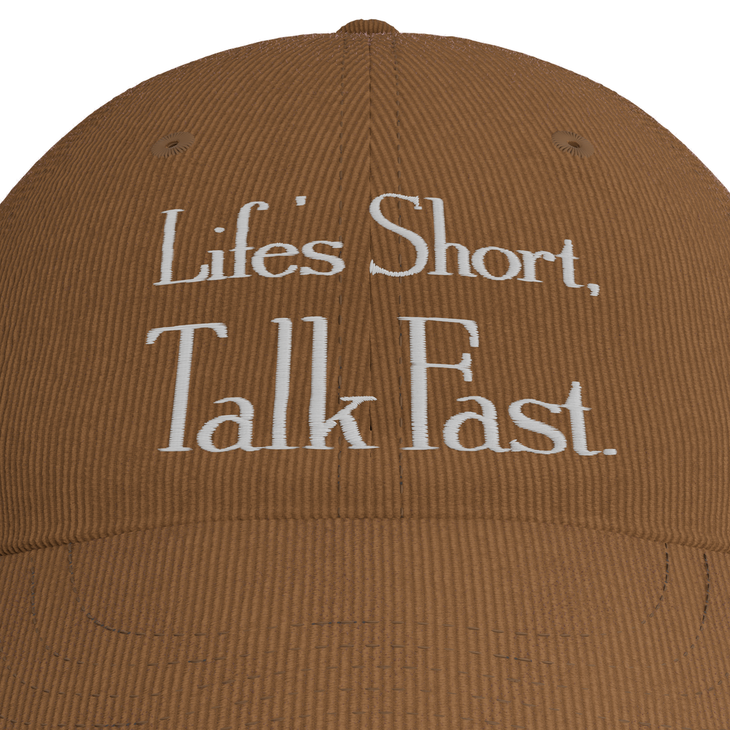 Gilmore Girls – Life's Short Talk Fast Corduroy Cap