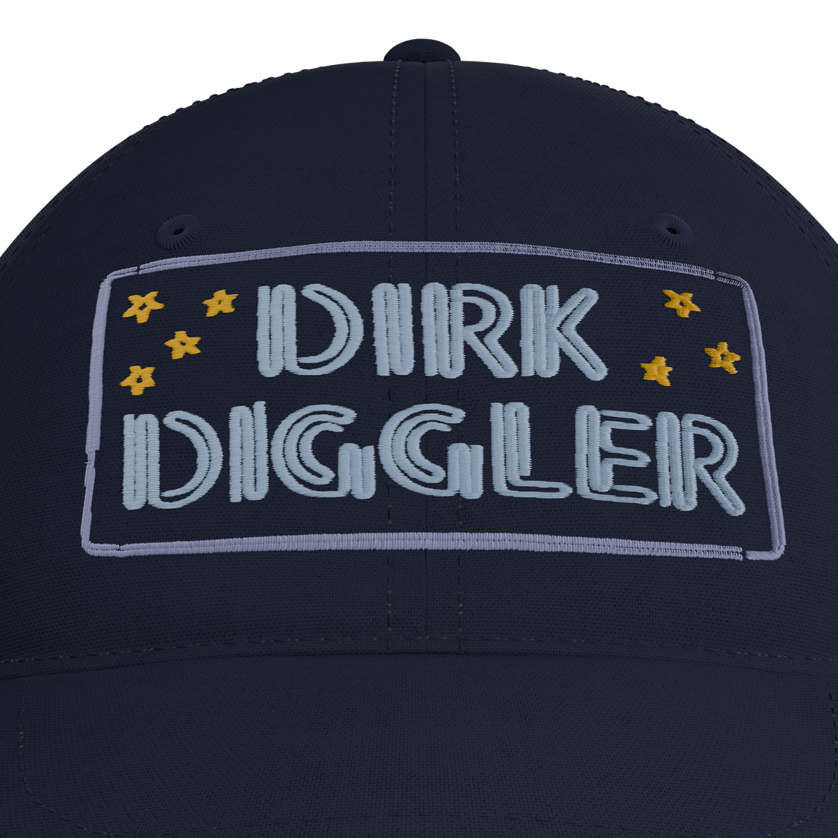 Boogie Nights – Dirk Diggler Cap – embroidery detail