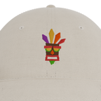 Crash Bandicoot Aku Aku Cap – embroidery detail