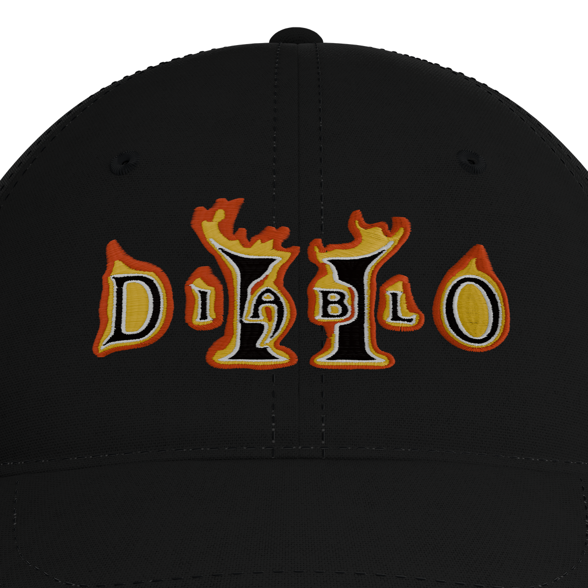 Diablo II Cap – embroidery detail