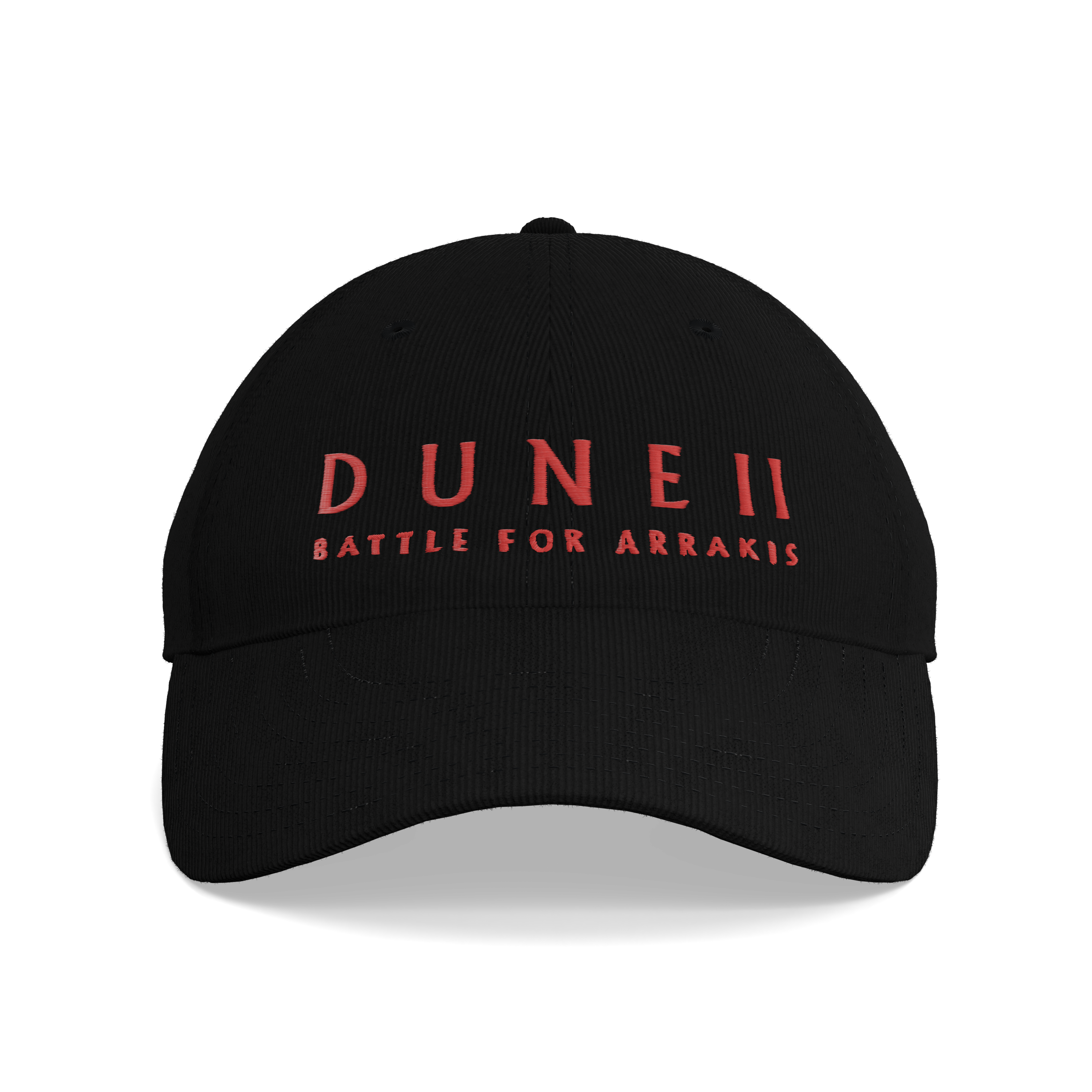 Dune II Battle for Arrakis Black Corduroy Cap