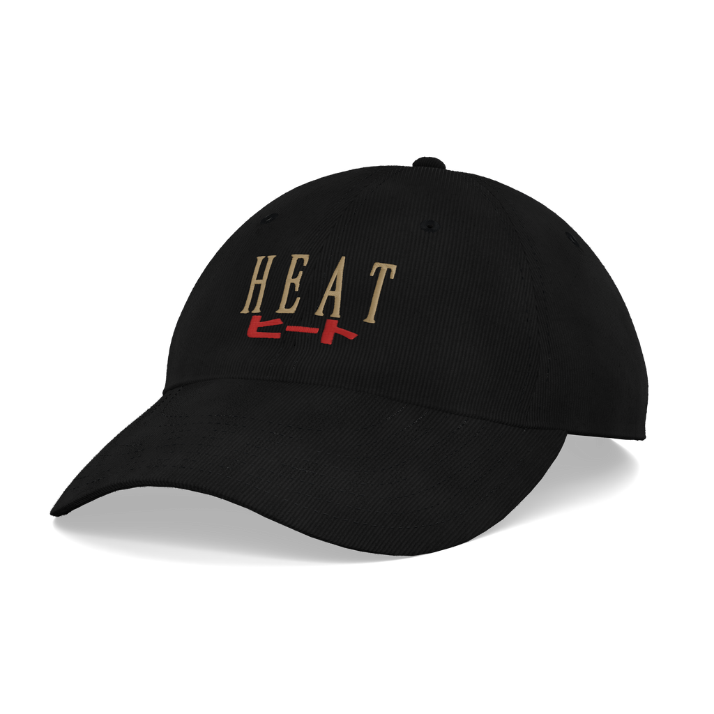 Heat Japanese Poster Corduroy Cap – right angle view