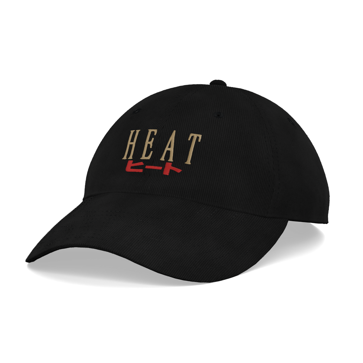 Heat Japanese Poster Corduroy Cap – right angle view