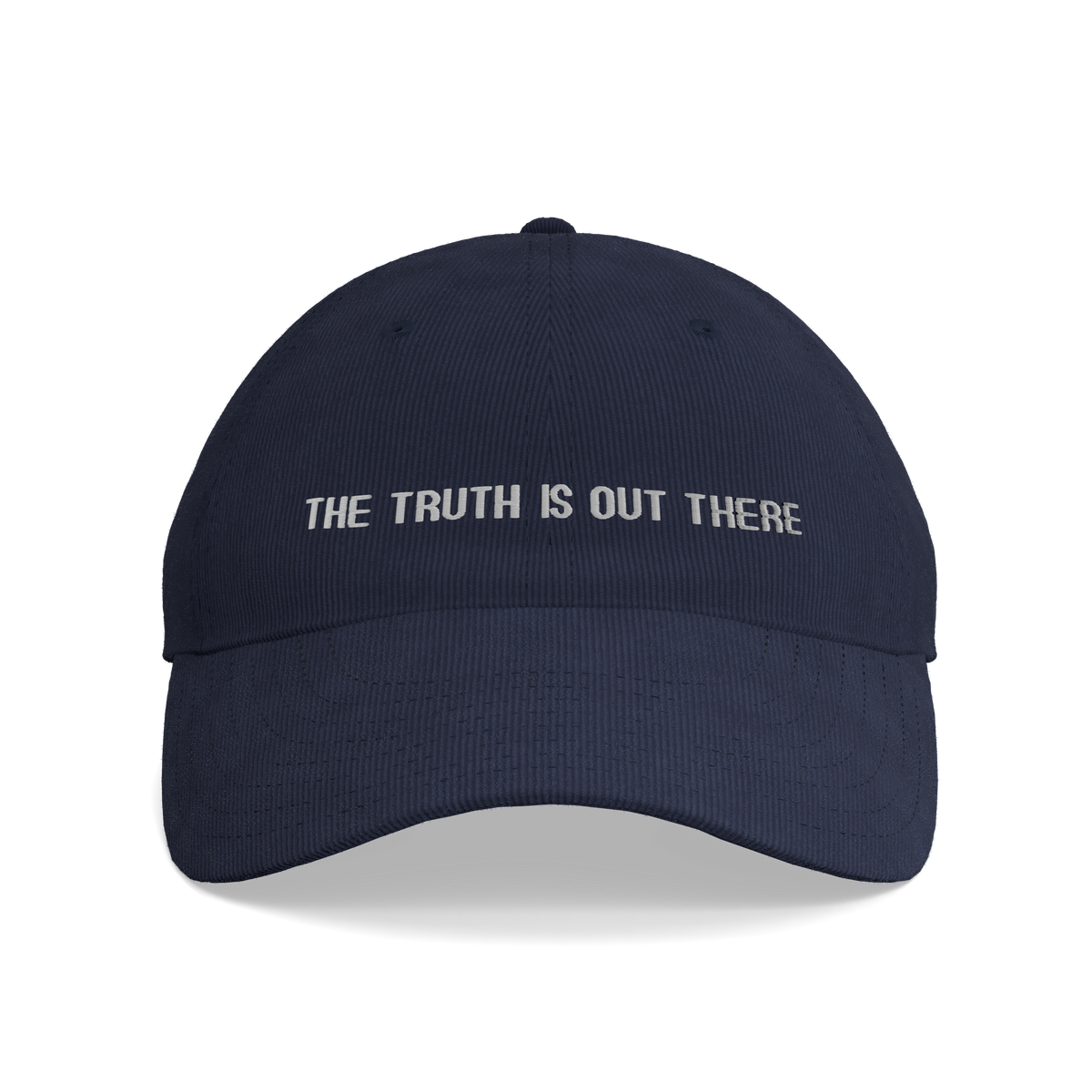 The X-Files – "The Truth Is Out There" Corduroy Cap – front view