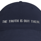 The X-Files – "The Truth Is Out There" Corduroy Cap – embroidery detail